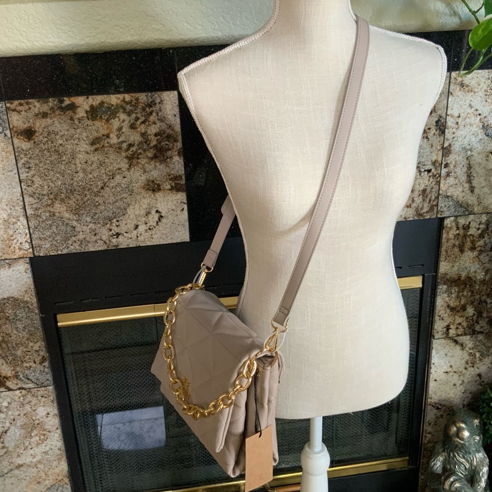 Steve Madden GRY quilted  Crossbody Bag - Picture 10 of 11